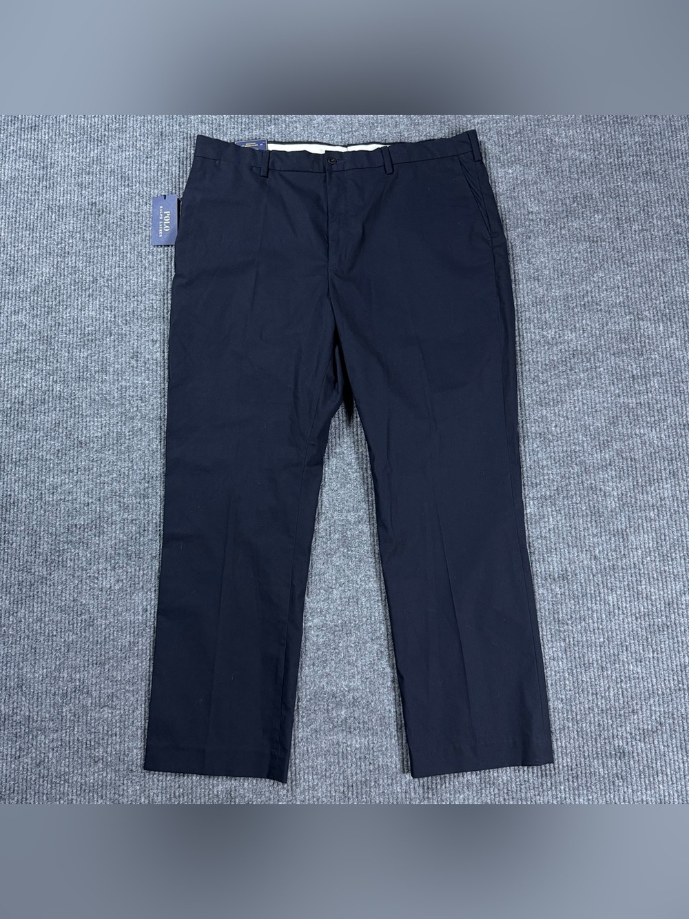 Polo Ralph Lauren Pants Mens 38x30 Classic Fit Stretch Chino Navy Dress Casual